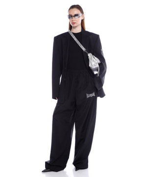 Relaxed trousers with elastic waist