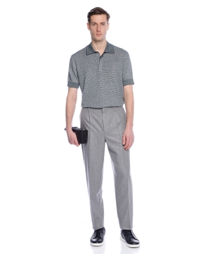 Wool and cashmere trousers