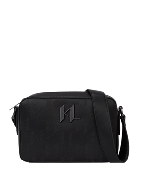 K/Plak perforated crossbody bag