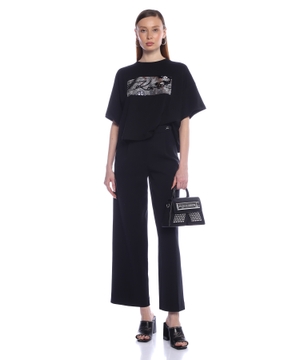 Reversible sequins T-shirt