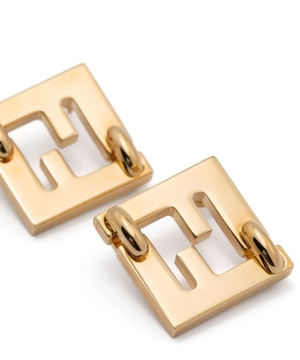 FF logo earrings