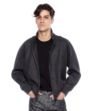 Cashmere bomber jacket