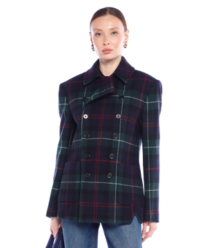Wool-blend tweed jacket