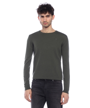 Jumper with logo embroidery