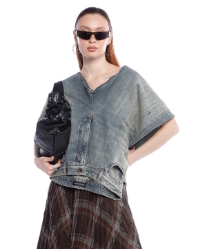 Denim Pants Top