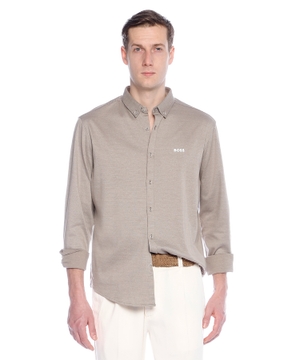 Cotton shirt with logo