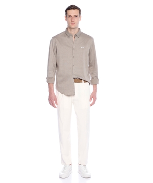 Cotton shirt with logo