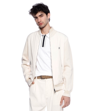 Jacket with logo applique