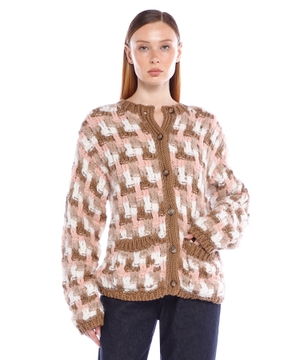 Patterned cardigan
