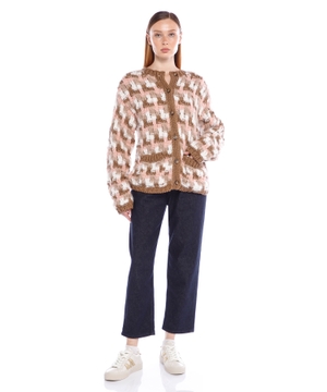 Patterned cardigan