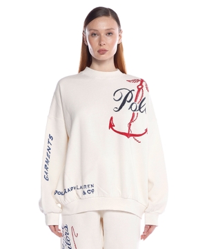 Logo print sweatshirt