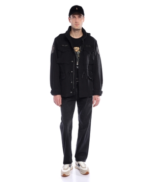 Jacket with appliques