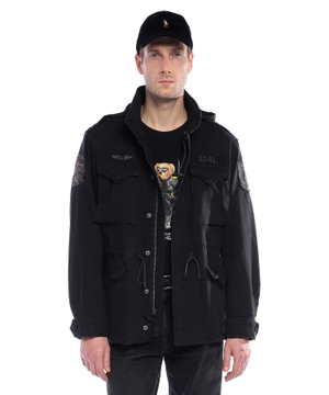 Jacket with appliques
