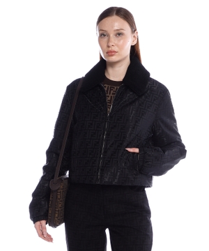 Black FF nylon jacket