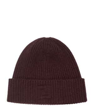 Logo embellished beanie