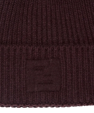 Logo embellished beanie