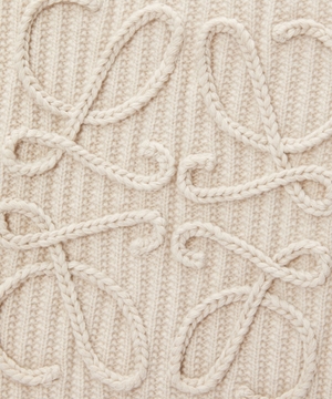 Scarf with logo detail