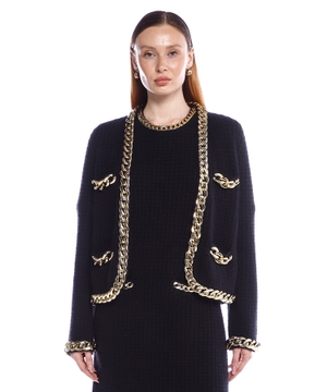 Kendra chain cardigan