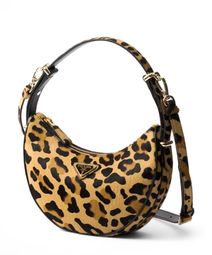 Arqué printed leather shoulder bag