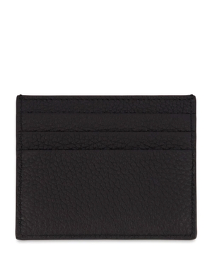 Leather logo cardholder