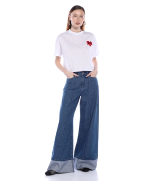 K/Heart cotton t-shirt