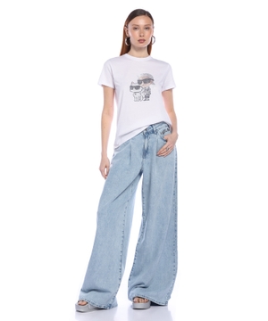 Ikon Karl & Choupette Rhinestone t-shirt