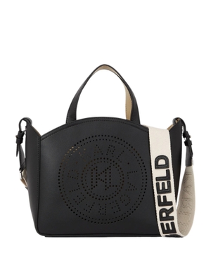 K/Circle perforated small tote bag