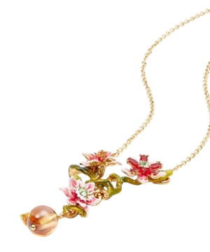 Колье Passion flower and glass bead necklace