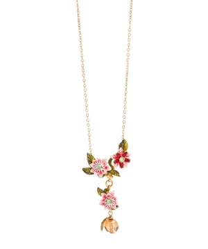 Колье Passion flower and glass bead necklace