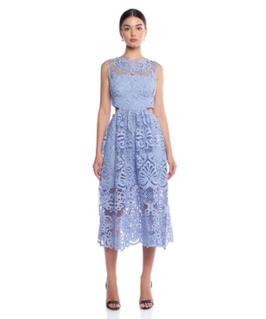 Lace midi dress