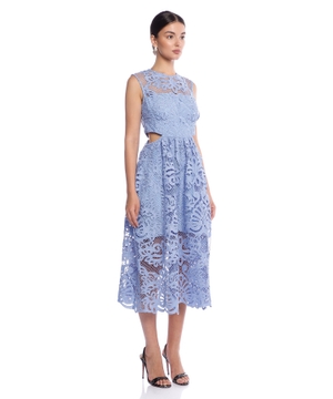 Lace midi dress