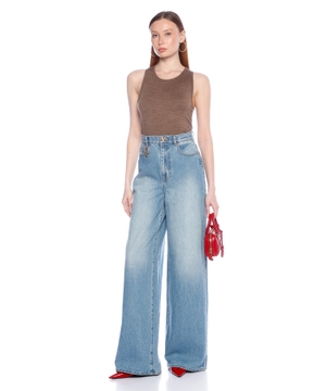 Crush wide-leg jeans