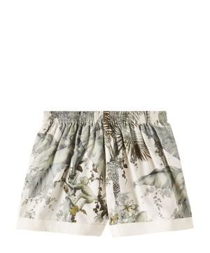 Wylie floral cotton shorts