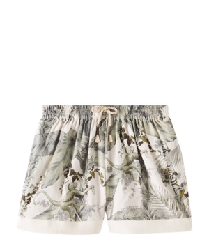 Wylie floral cotton shorts