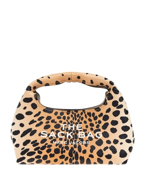 The Cheetah Leather Mini Sack Bag