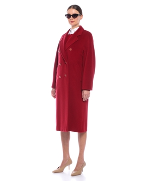 Wool and cashmere midi coat