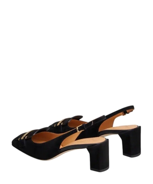 Slingback pumps in suede