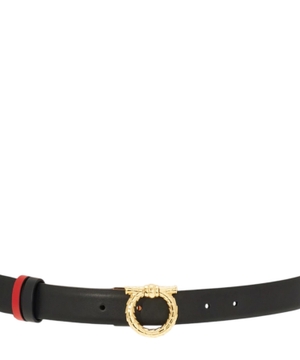 Adjustable and reversible Gancini belt