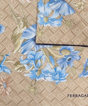 Printed silk scarf