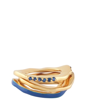 Feminine Waves set of three wave rings