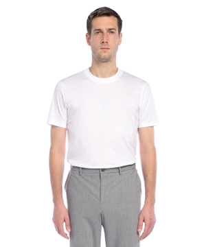 Slim-fit T-shirt in mercerized cotton