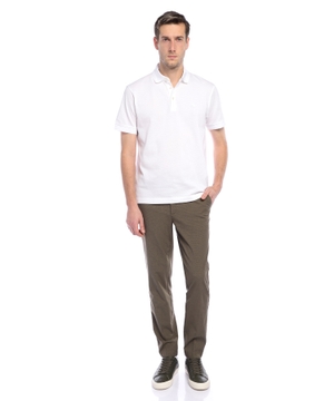 Straight-fit cotton polo shirt