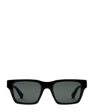 Rectangular frame sunglasses