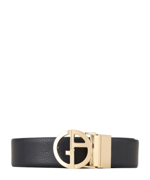 Reversible leather belt