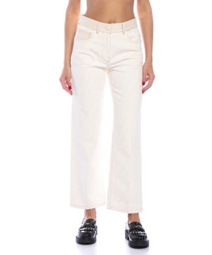 FF monoqramlı denim
