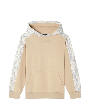 Barocco Kids Paneled Hoodie