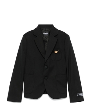Blazer with logo detail