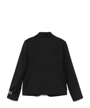 Blazer with logo detail