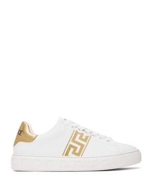 Embroidered Greca sneakers
