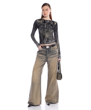 1996 D-Sire wide-legged jeans